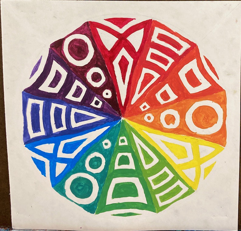 The SmARTteacher Resource Acrylic Paint Colorwheel